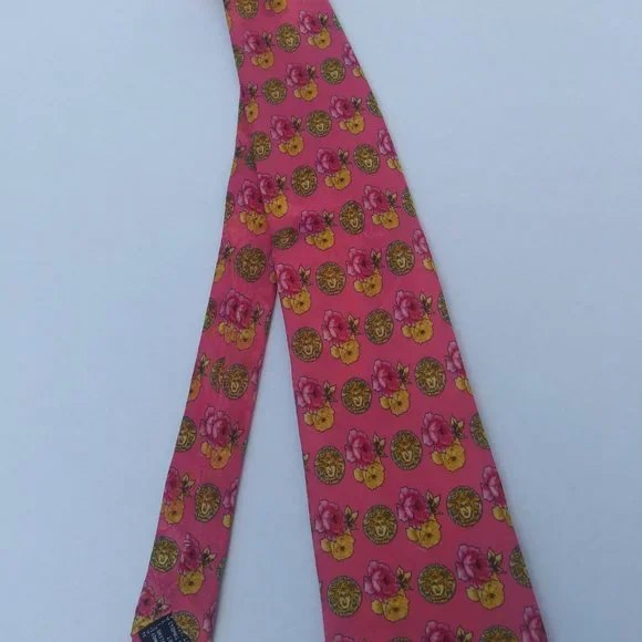VintageVERSACE silk tie-